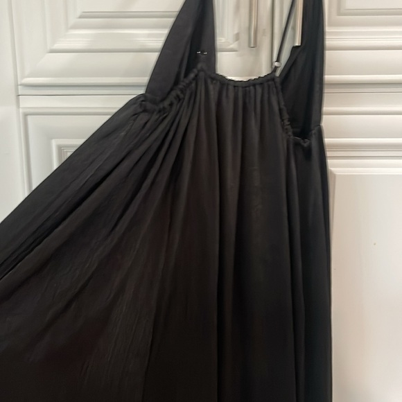 Free People Lexy Dress Long Maxi Boho flowy sleeveless edgy Black size large - Picture 14 of 15